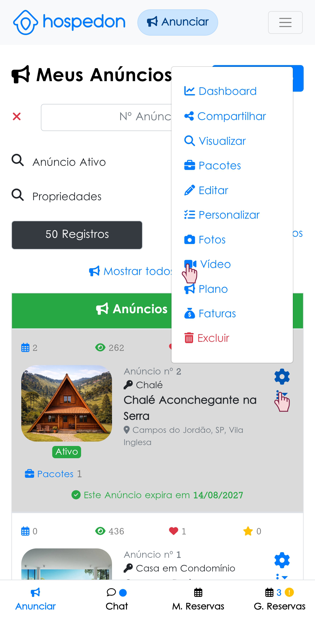 Tutorial Adicionar Vídeo
