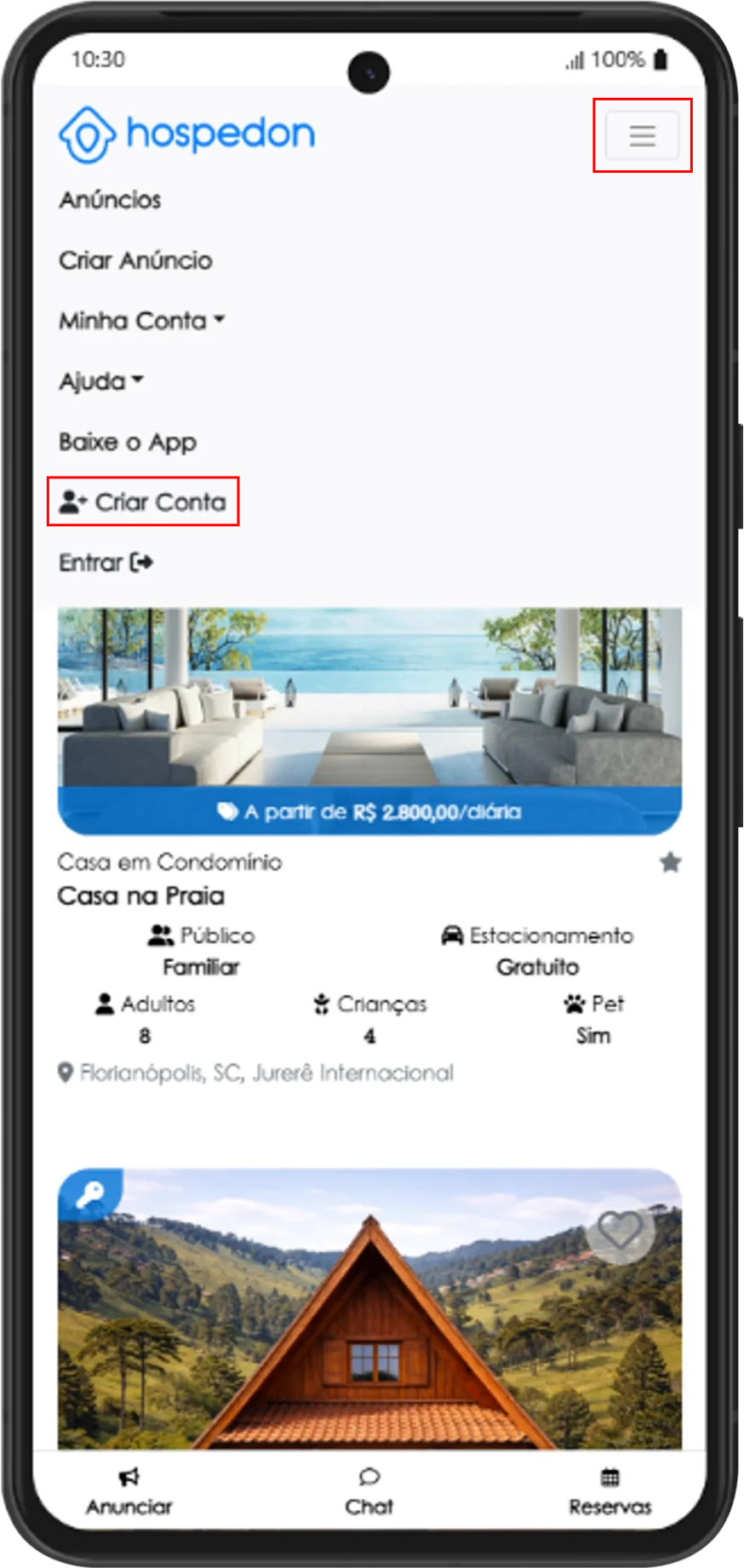 Tutorial Criar Conta