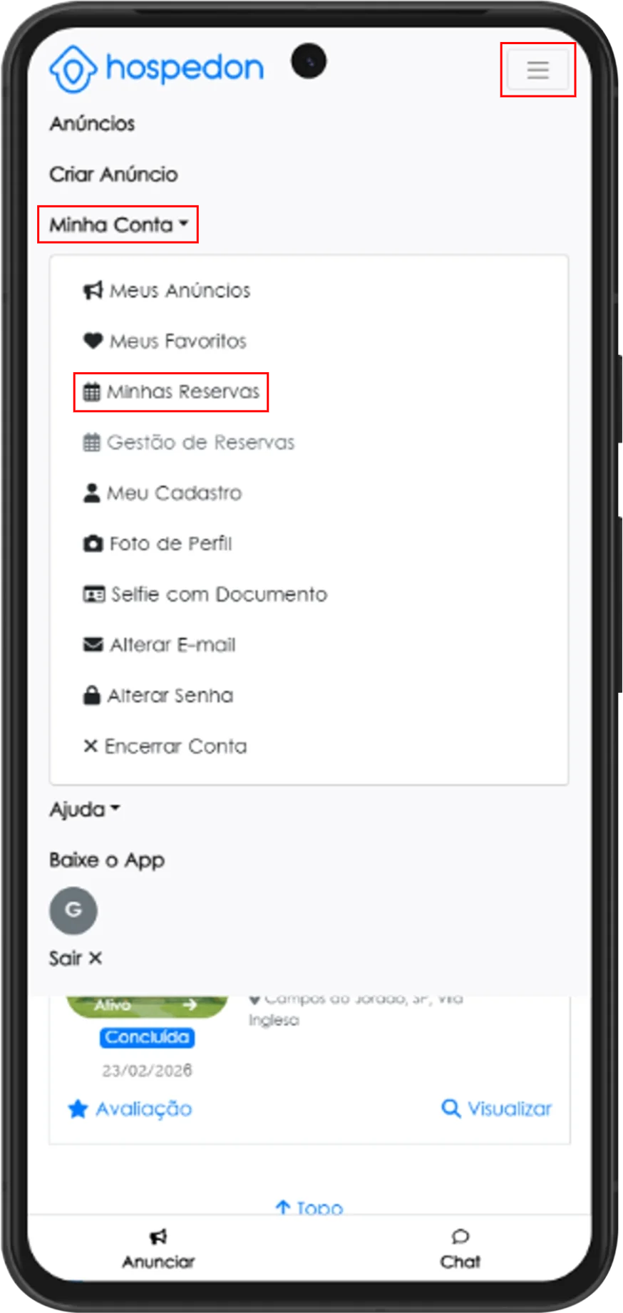Tutorial Avaliação da Reserva
